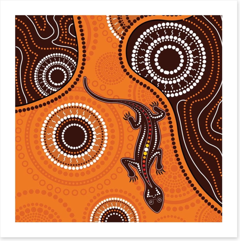 Red earth reptile