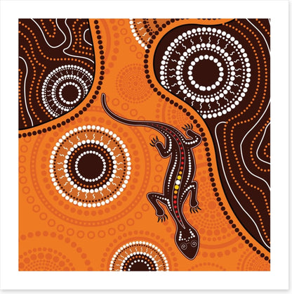 Red earth reptile