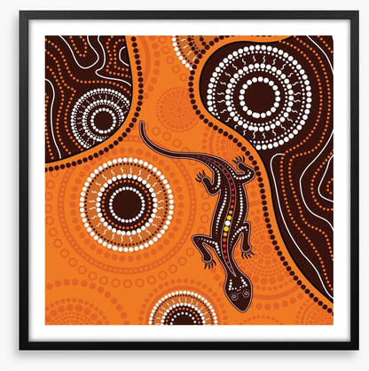 Red earth reptile
