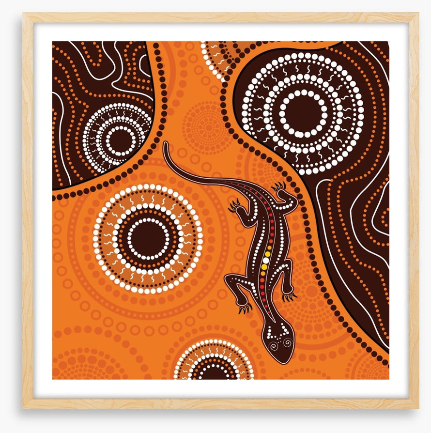 Red earth reptile