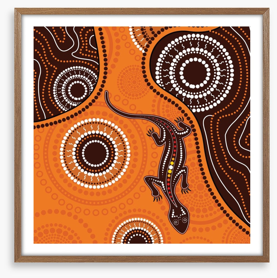 Red earth reptile