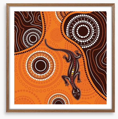 Red earth reptile