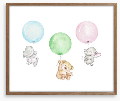 Floating with friends