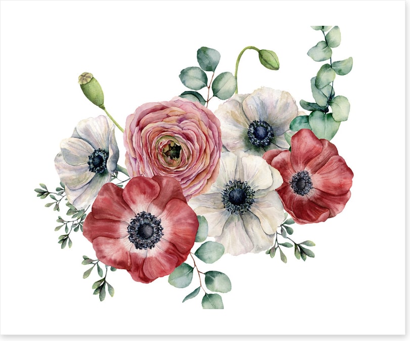 Windflower bouquet 1