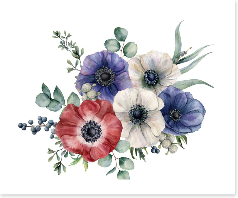 Windflower bouquet 2