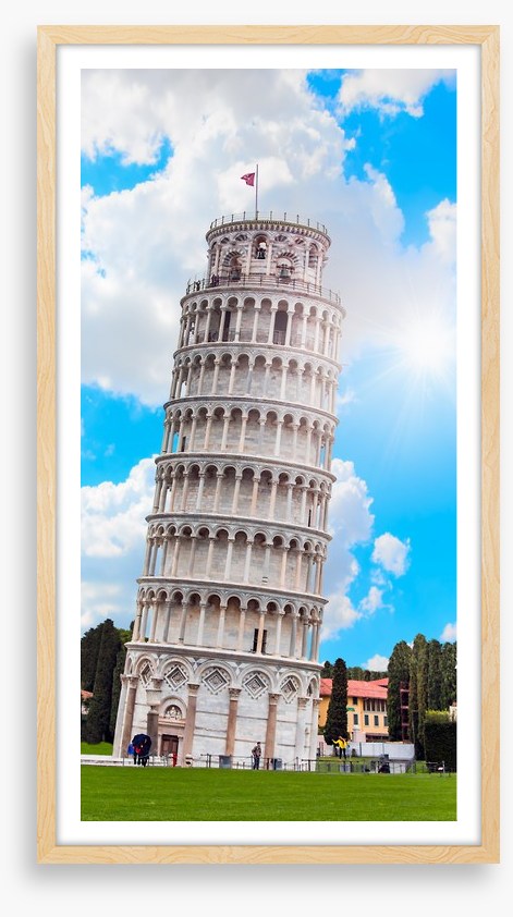 The leaning tower
