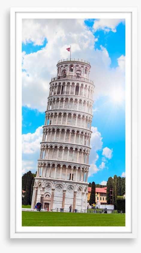 The leaning tower
