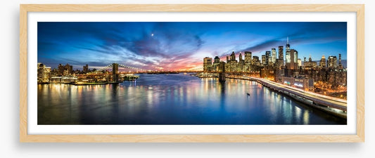 Brooklyn nights panorama