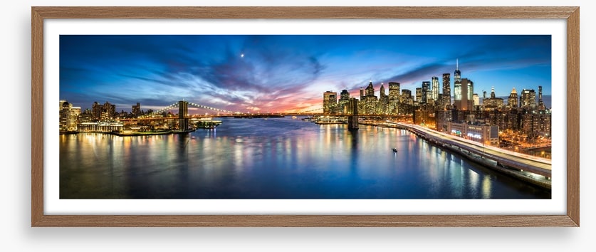 Brooklyn nights panorama