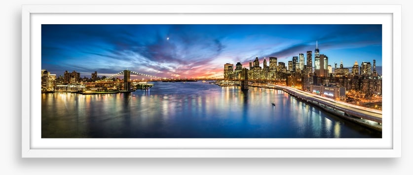 Brooklyn nights panorama