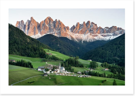 Village in the valley