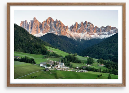Village in the valley