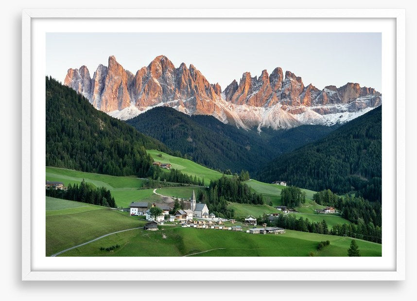 Village in the valley