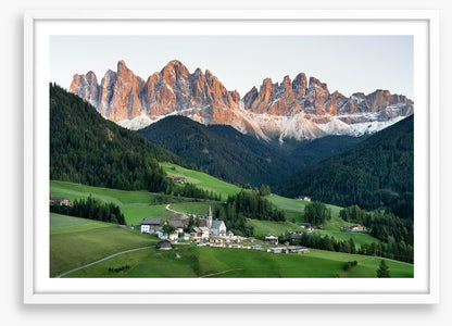 Village in the valley
