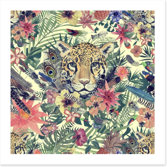 Leopard in the garden
