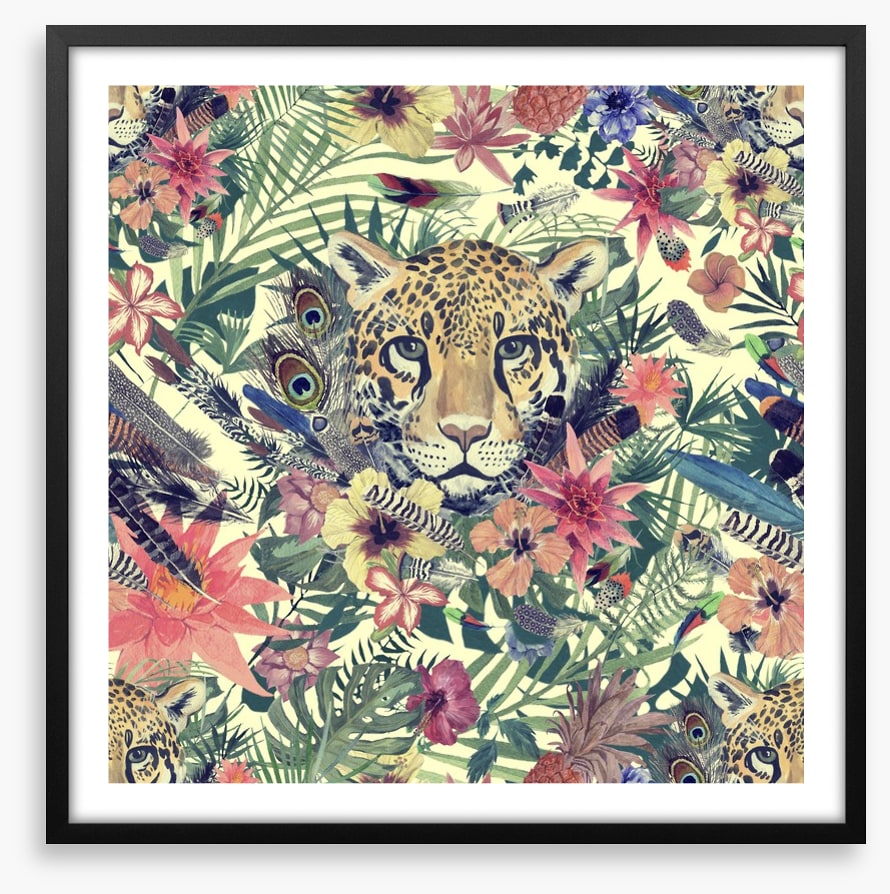 Leopard in the garden