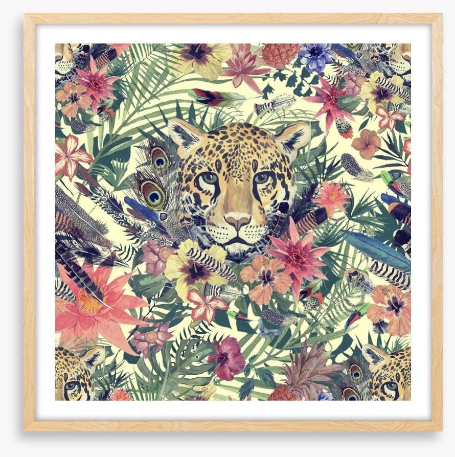 Leopard in the garden