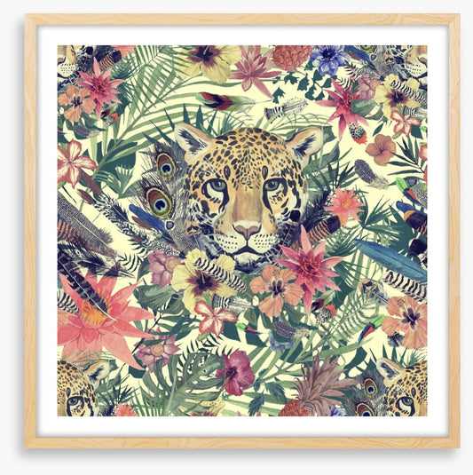 Leopard in the garden