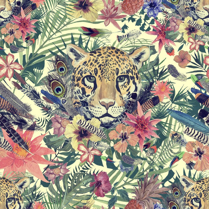 Leopard in the garden