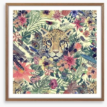 Leopard in the garden