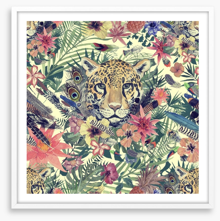 Leopard in the garden