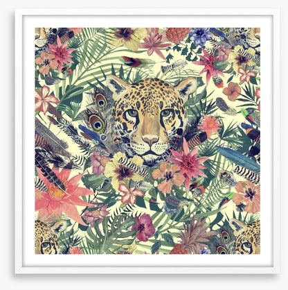 Leopard in the garden