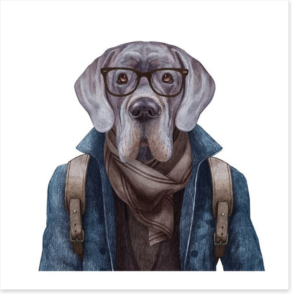 Hipster hound