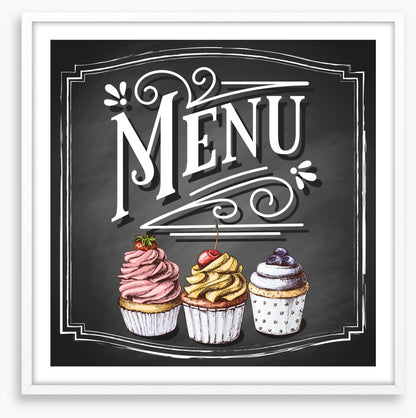Cupcake menu