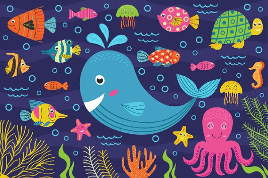 The cheerful whale