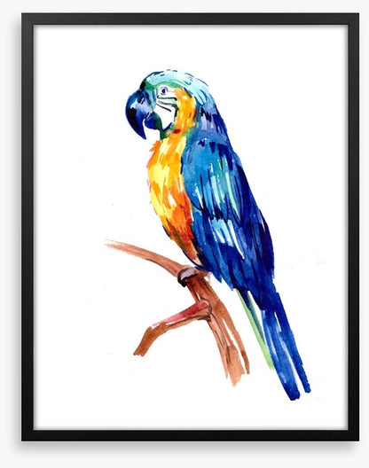 Tropical parrot perch