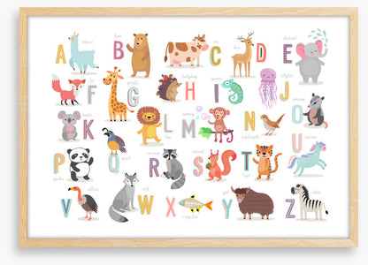A is for alpaca