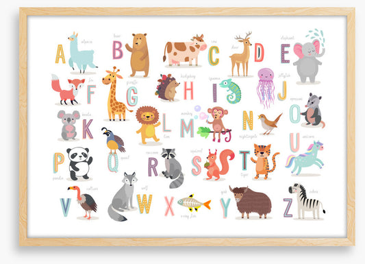 A is for alpaca