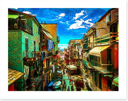 Cinque Terre streetscape