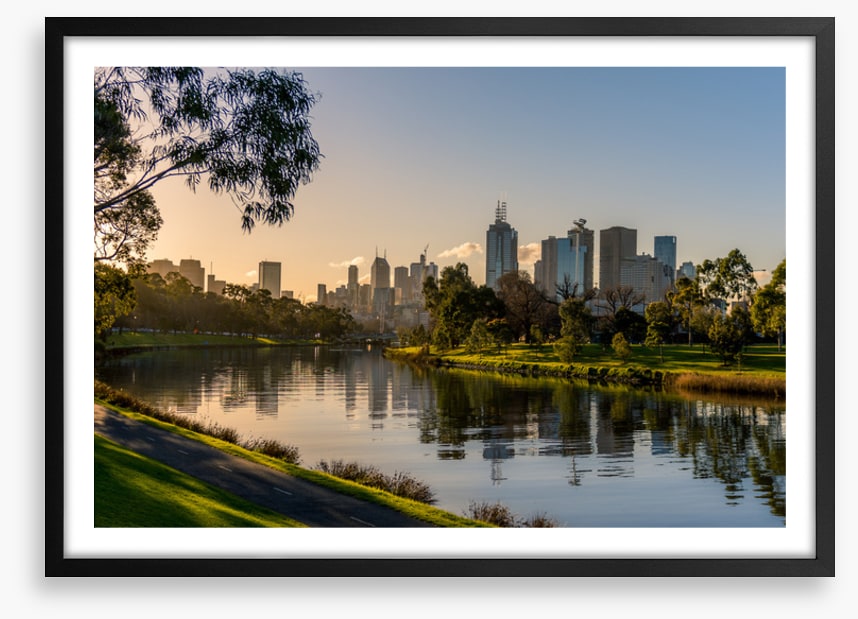 Across from Melbourne