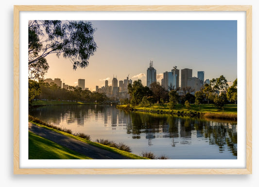 Across from Melbourne