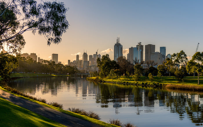 Across from Melbourne