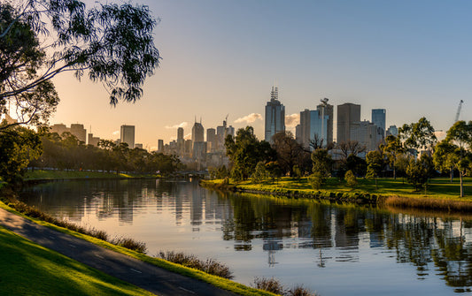 Across from Melbourne