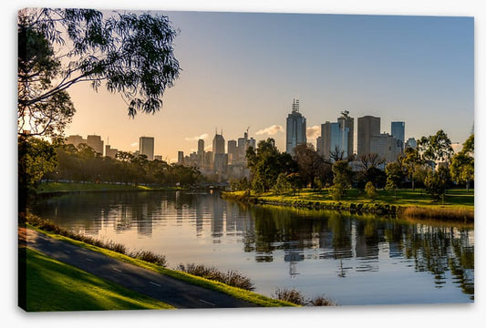 Across from Melbourne