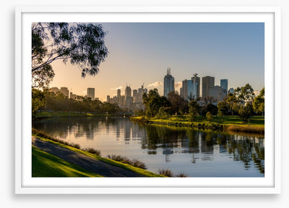 Across from Melbourne