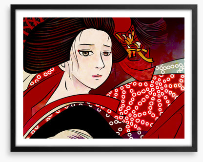 Hiiro furisode