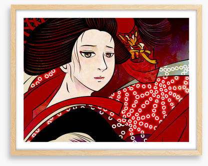 Hiiro furisode