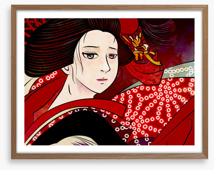 Hiiro furisode