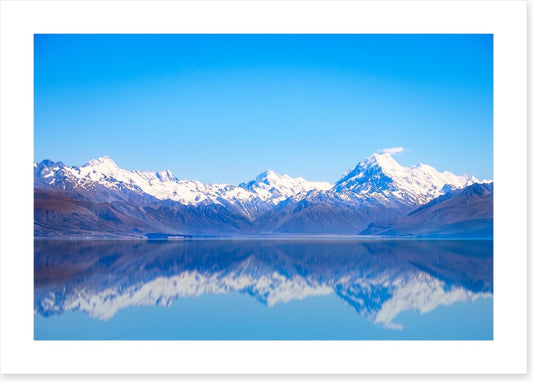 Lake Pukaki peaks