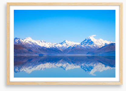 Lake Pukaki peaks