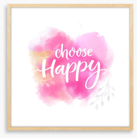Choose happy