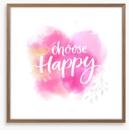 Choose happy