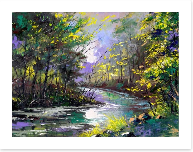 River through the woods