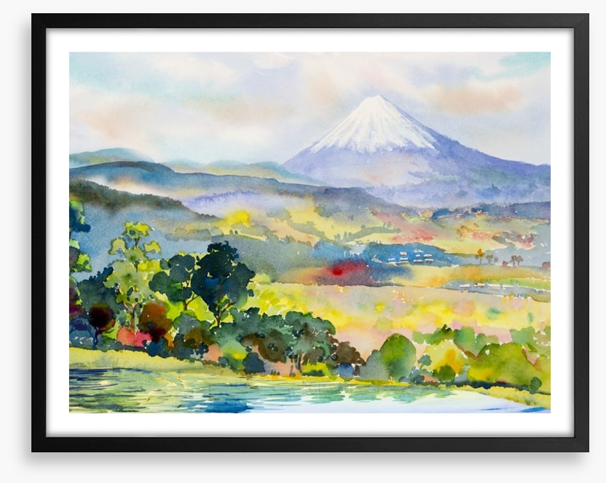 Mount Fuji from the lake
