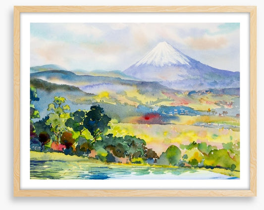 Mount Fuji from the lake