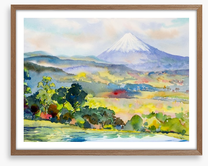 Mount Fuji from the lake